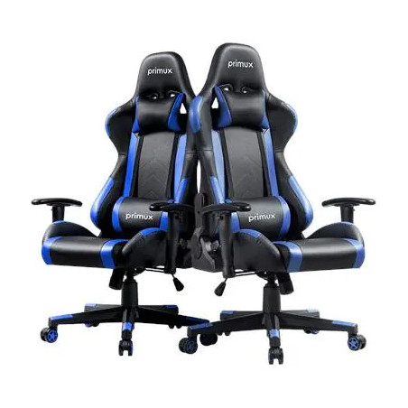 Silla Gaming Primux Elite Cobalto Negro/ Azul