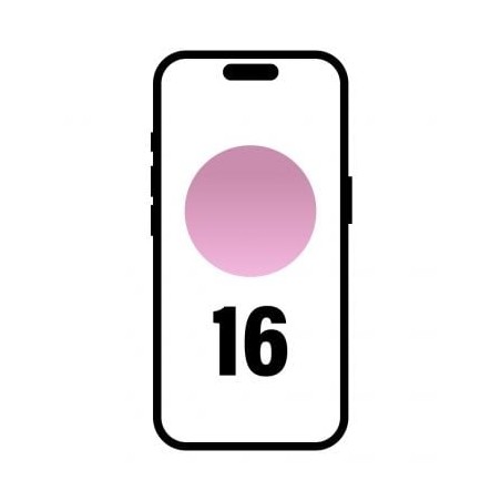Smartphone Apple iPhone 16 128GB/ 6.1"/ 5G/ Rosa