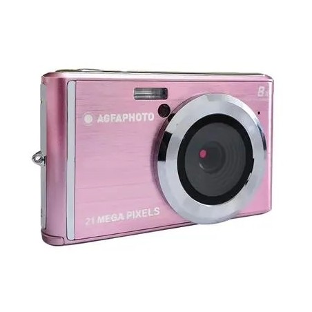 Cámara Fotos Digital Compacta Hd 21 Mp Cmos Agfaphoto Dc5200pi Rosa