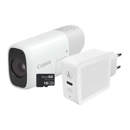 Cámara Compacta Canon Powershot Zoom White Essential Kit Eu