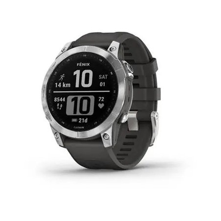 Garmin Fenix 7 Premium Multisport Gps Watch Silver