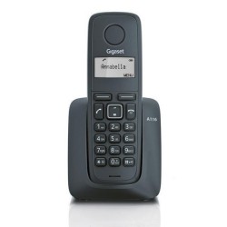 ‣ Teléfono inalámbrico - GIGASET A116, RDSI, Negro