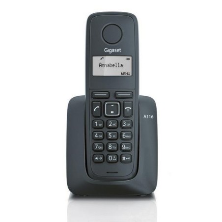 ‣ Teléfono inalámbrico - GIGASET A116, RDSI, Negro